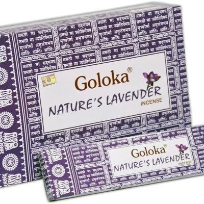 GOLOKA Nature's Lavender Incense Sticks
