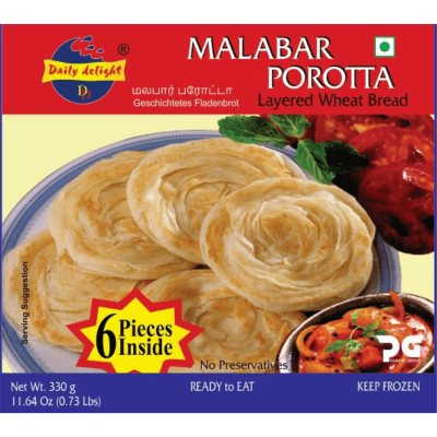 Daily delight Malabar Porotta 6 pieces